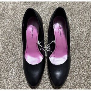 Isaac-Mizrahi Riley Women's Black 7.5 Heels Pumps Glamour Vintage 2000's New